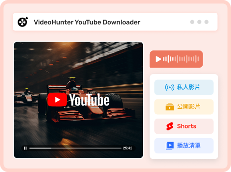 VideoHunter 下載 YouTube 任意影片