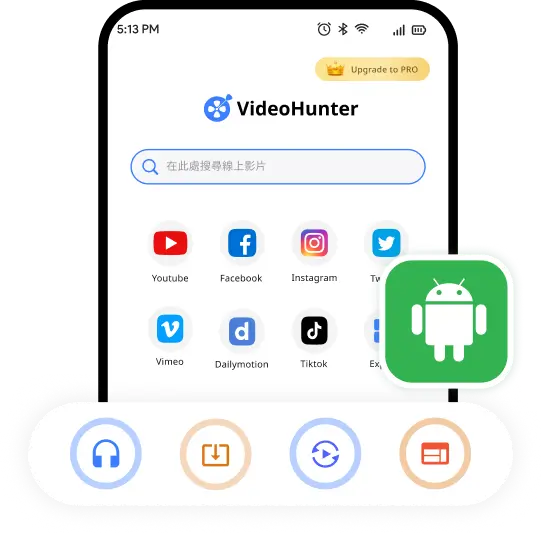 YouTube Android 影片下載器