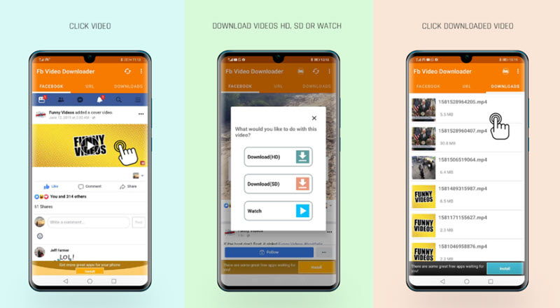 安卓 APP 下載 FB 影片到手機