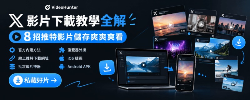X 影片下載教學