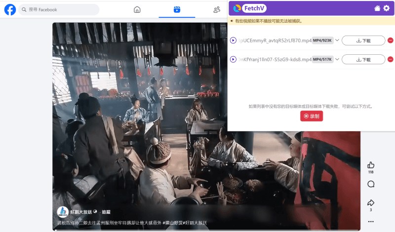 FetchV 外掛解析 Facebook Reels