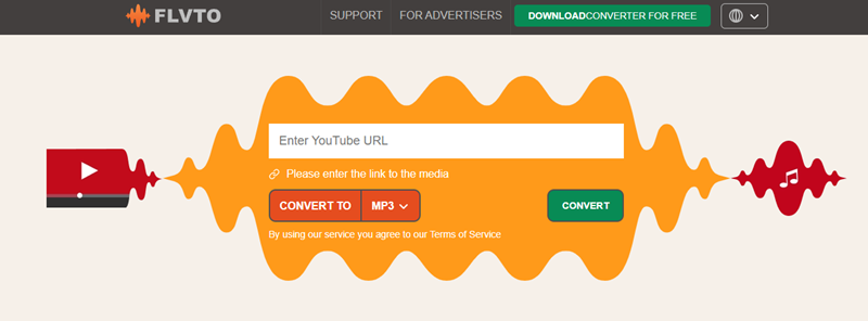 Flvto 免費 YouTube 轉 MP3 方法