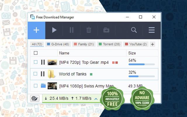 Free Download Manager official extension 瀏覽器擴充套件