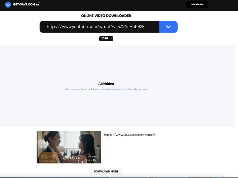 Get-Save Mac 線上 YT 影片下載器