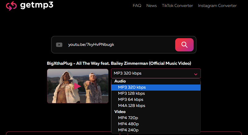 getmp3 無毒轉檔 YT MP3