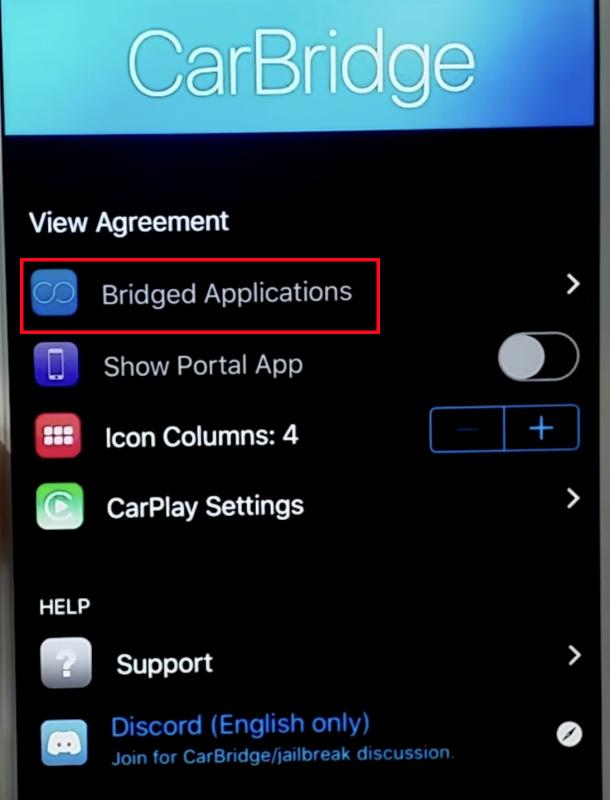 Carbridge 設定中開啟 YouTube 按鈕